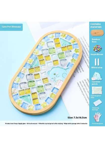 Çocuklar Dıy Yapım Malzemesi Kiti Dak Altlığı Sanat Eseri (Yurt Dışından)