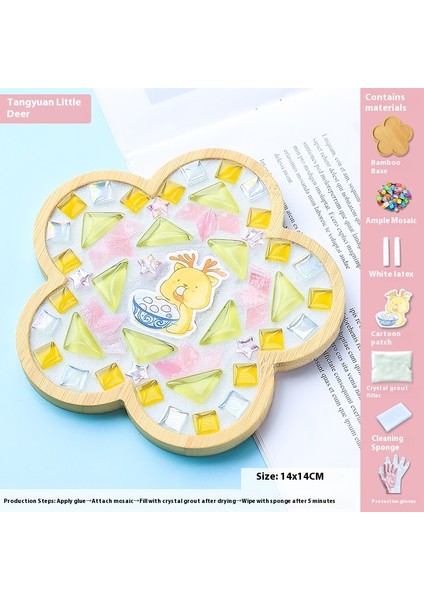 Çocuklar Dıy Yapım Malzemesi Kiti Dak Altlığı Sanat Eseri (Yurt Dışından)