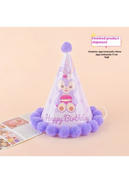 Doğum Günü Şapkası Tatil Partisi Dekorasyonu Sahne Ayarı (Yurt Dışından)