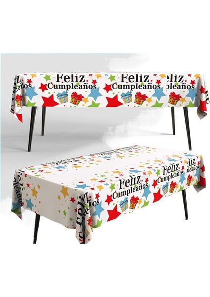 Çocuk Doğum Günü Sahne Düzenlemesi Süsleme Tek Kullanımlık Parti Parti Masa Örtüsü Masa Örtüleri (Yurt Dışından)