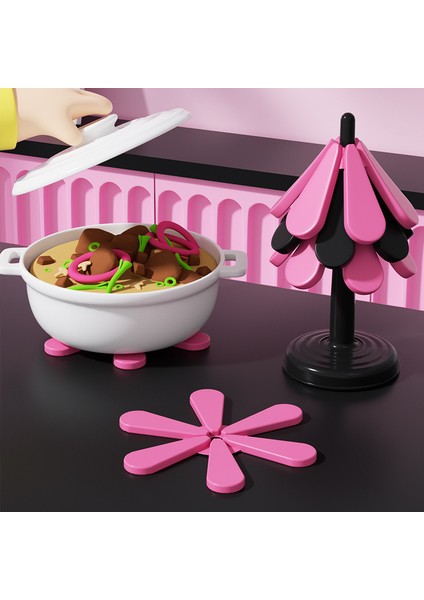 Silikon Isı Yalıtım Matı Masa Haşlanma Önleyici Yüksek Sıcaklık Direnci (Yurt Dışından)