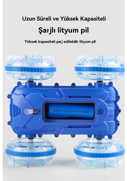 Uzaktan Kumandalı Tank Arabası Çift Taraflı Dublör Araba Su Püskürtme Oyuncak (Yurt Dışından) modelleri