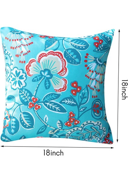 2'li Paket Açık Hava Su Geçirmez Yastık Kılıfı 18X18 Modern Sevimli Desen Dekoratif Kare Açık Hava Atma Yastık Kılıfları (Yurt Dışından) modelleri