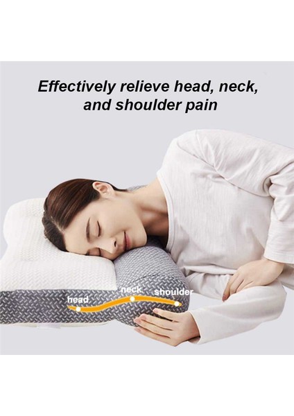 Süper Ergonomik Yastık, Yeni Ortopedik Düzeltme Onarım Çekiş Kontur Yastığı Uyku Yastığı 40X60CM (Yurt Dışından) fiyatları
