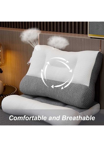 Süper Ergonomik Yastık, Yeni Ortopedik Düzeltme Onarım Çekiş Kontur Yastığı Uyku Yastığı 40X60CM (Yurt Dışından) fırsatları