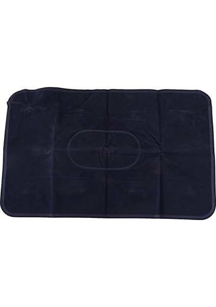 Kamp / Seyahat / Ofis Için Çift Taraflı Flok Yastık Şişme Taşınabilir Katlanabilir Yastık Mavi (Yurt Dışından) indirimleri