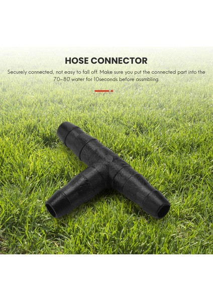 200 Adet 1/4 Inç Evrensel Dikenli Tee Bağlantı Parçaları, 1/4 Inç Su Hortumu Konnektörleri Için Damla Sulama Dikenli Konnektörler (Yurt Dışından) fiyatları