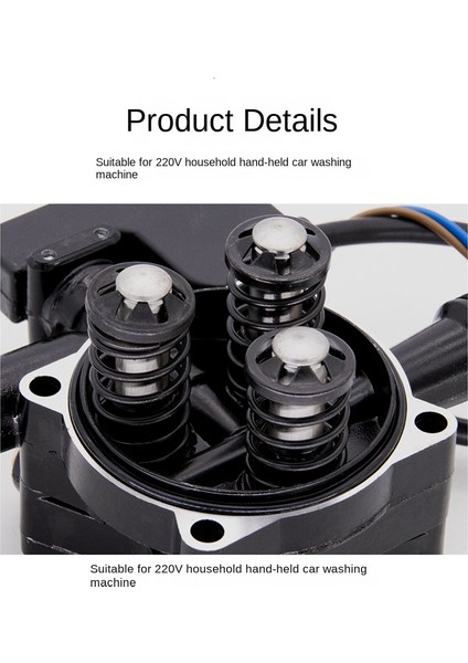 Taşınabilir Araba Yı Makinesi Aksesuarları Pompa Kafası Düzeneği 220 V Yüksek Gerilim Ev Yüksek Basınç Pompası Kafası (Yurt Dışından) fırsatları