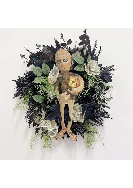 Ön Kapı Için Yeni Cadılar Bayramı Mumya Çelengi, Cadılar Bayramı Çelengi Mumya Cadılar Bayramı Çelengi Korkunç Cadılar Bayramı, Cadılar Bayramı Kafatası (Yurt Dışından) modelleri