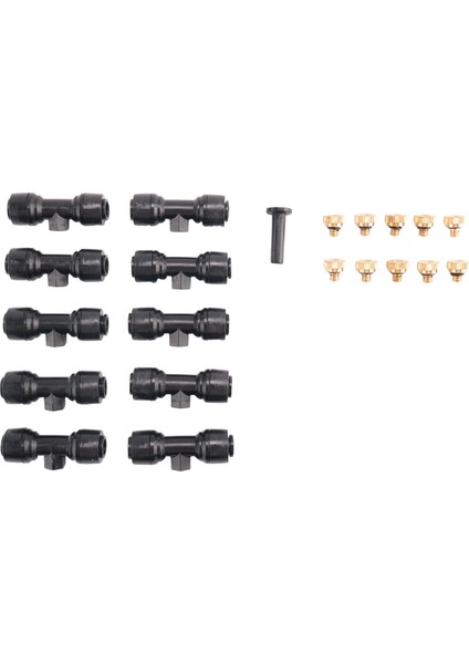 Sisleme Nozulları Kiti Patio Sisleme Sistemi Açık Hava Soğutma Sistemi Bahçe Su Sisleyicisi Için Sisleme Nozulları (Yurt Dışından) modelleri