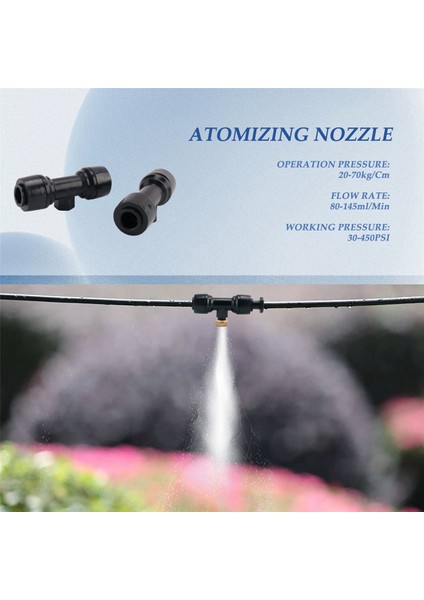 Sisleme Nozulları Kiti Patio Sisleme Sistemi Açık Hava Soğutma Sistemi Bahçe Su Sisleyicisi Için Sisleme Nozulları (Yurt Dışından) fırsatları