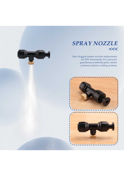Sisleme Nozulları Kiti Patio Sisleme Sistemi Açık Hava Soğutma Sistemi Bahçe Su Sisleyicisi Için Sisleme Nozulları (Yurt Dışından) indirimleri