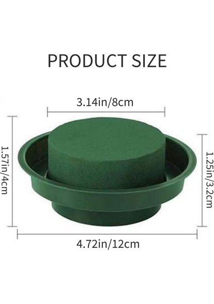 Adet Düğün Koridor Dıy Zanaat Çiçek Aranjmanı Su Emer Ev Bahçe Yeşil Çiçek Köpük Taze Tutmak Tuğla Blok Yuvarlak (Yurt Dışından) modelleri