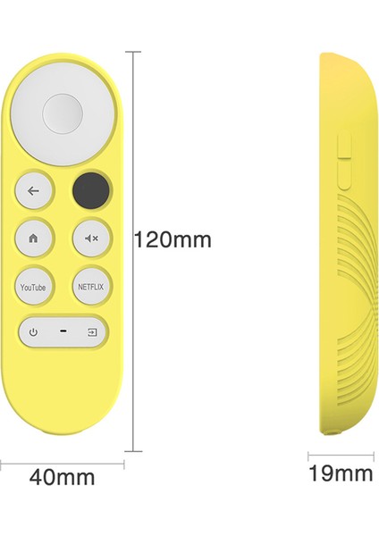 Google Chromecast Uzaktan Kumanda Koruyucu Kapak Kabuk Için Silikon Kılıf Google Tv 2020 Sesli Uzaktan Kumanda F (Yurt Dışından)