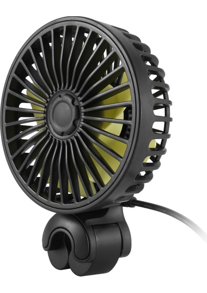 Araba Soğutma Fanı, USB Arka Koltuk Oto Arka Koltuk Fanı 3 Hız Araç Klip Fanı Otomobil Araç Kamyon Van Suv Rv Tekne Otobüs (Yurt Dışından) fırsatları