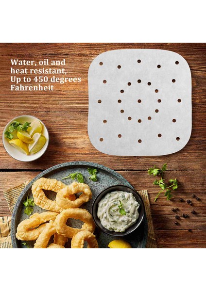Hava Fritöz Parşömen Kağıt Gömlekleri (9x9 Inç) 100 Adet Büyük Uyumlu Xxl Philips, Nuwave Brio, Chefman Hava Fritöz Fırını (Yurt Dışından) indirimleri