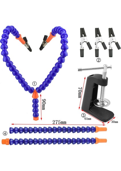 4 Adet Esnek Kol Yardım Eller Üçüncü El Lehimleme Aracı Pcb Tutucu Kaynak Standı Pcb Tamir Devre Kartı (Yurt Dışından) fırsatları