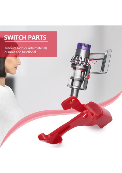 Dyson V11/V10 Elektrikli Süpürge Yedek Anahtar Parçaları Için Güç Tetik Anahtarı Düğmesi (Yurt Dışından)
