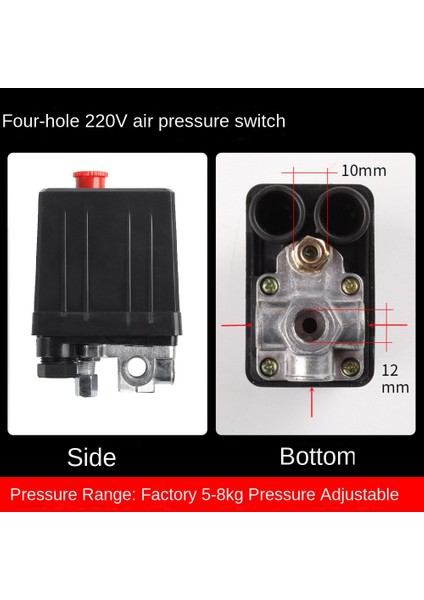 Hava Kompresörü Basınç Anahtarı Kontrol Vanası 220-240V 5-8kgs Hava Kompresörü Hava Pompası Aksesuarları (Yurt Dışından) modelleri