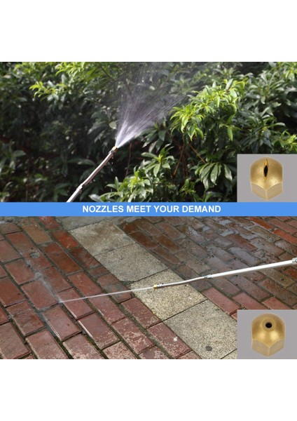 Siyah Bahçe Hortumu Basınçlı Yıkayıcı Geliştirilmiş Nozul, Yüksek Basınçlı Su Aracı, 2 Farklı Nozul ile Donatılmıştır (Yurt Dışından) fiyatları