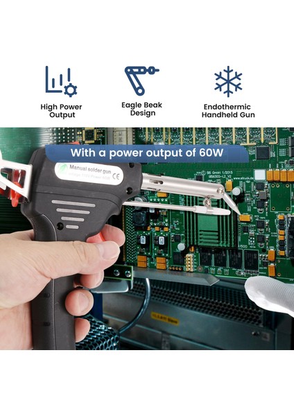 Lehimleme Demiri 60W Eagle Beak Endotermik El Aleti Isıtmalı Ev Tamir Aleti Manuel Teneke Dağıtım Abd Fişi (Yurt Dışından) indirimleri