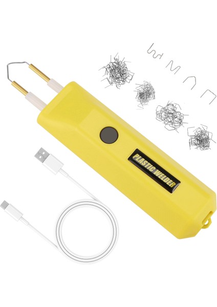 El Tipi Kaynak Makinesi Kablosuz Plastik Kaynak Makinesi Plastik Naylon Pe Tamir Makinesi Araba Tampon Tamir Aletleri Sarı (Yurt Dışından)