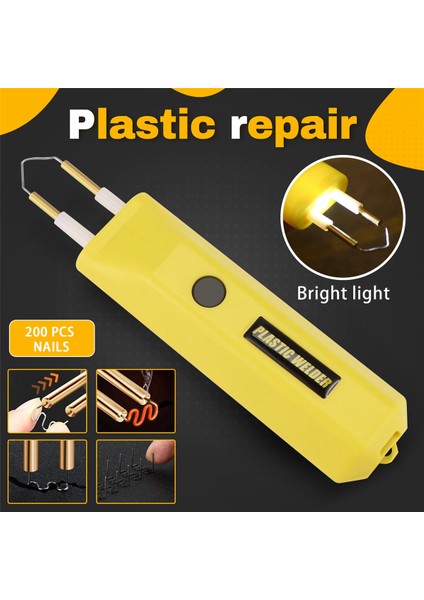 El Tipi Kaynak Makinesi Kablosuz Plastik Kaynak Makinesi Plastik Naylon Pe Tamir Makinesi Araba Tampon Tamir Aletleri Sarı (Yurt Dışından) indirimleri