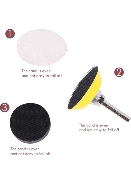 200 Adet 50MM 2 Inç Zımpara Diski Zımpara Diskleri 80-3000 Grit Kağıt ile 1 Inç Aşındırıcı Cila Pedi Plaka + 1/4 Inç Shank Döner Alet Için (Yurt Dışından) modelleri