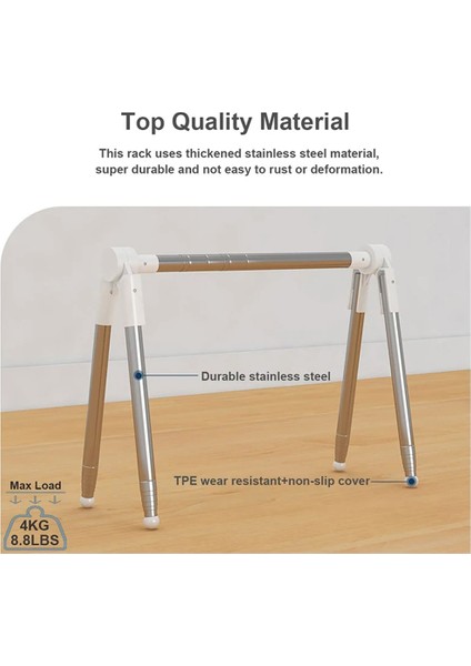 Kompakt Giysi Askılığı Geri Çekilebilir Giysi Kurutma Askısı Saklama Çantası Yüksek Yük Taşıma Kapasitesi Için Sabit Tasarım (Yurt Dışından) fiyatları