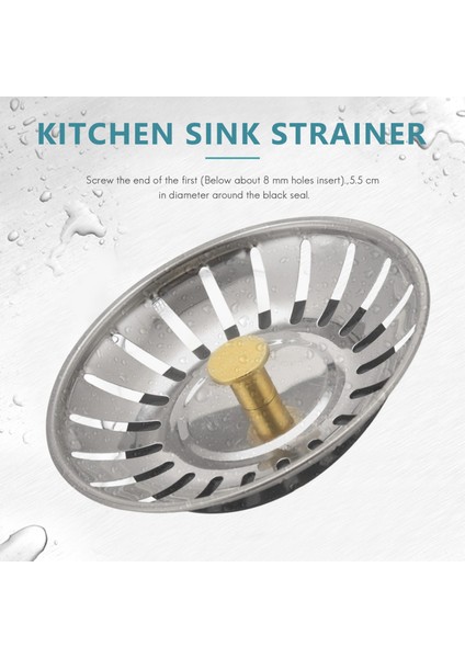 Mutfak Lavabo Süzgeci Süzgeç Boşaltma Atık Tapası (Yurt Dışından) fiyatları