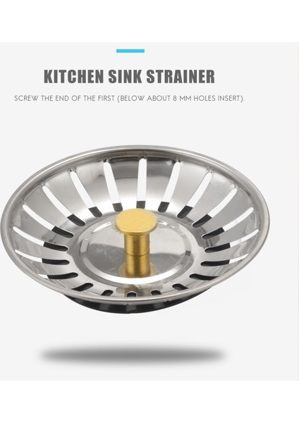 Mutfak Lavabo Süzgeci Süzgeç Boşaltma Atık Tapası (Yurt Dışından) fırsatları