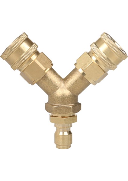 Yüksek Basınçlı Yıkayıcı Için 3/8 Inç Hızlı Çıkarma Konnektörüne Sahip Tee Ayırıcı Adaptörü (Yurt Dışından) fiyatları