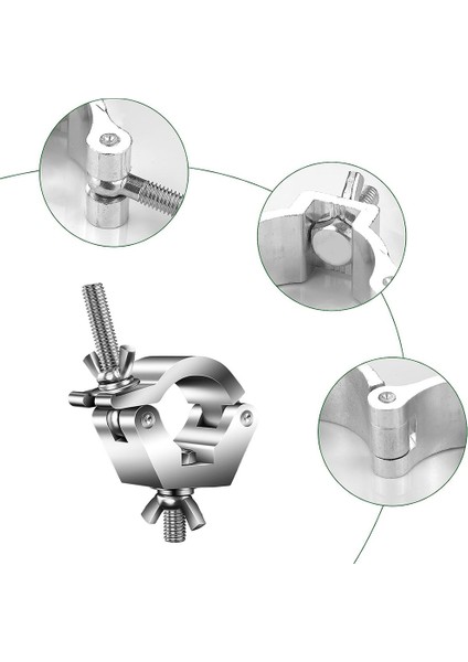 Paket Sahne Işıkları Kelepçe Alüminyum Alaşımlı Kafes Işık Kelepçeleri, Tüp/boru Od 28MM-36MM Par Işıkları Için Spot Işıklar (Yurt Dışından) fırsatları