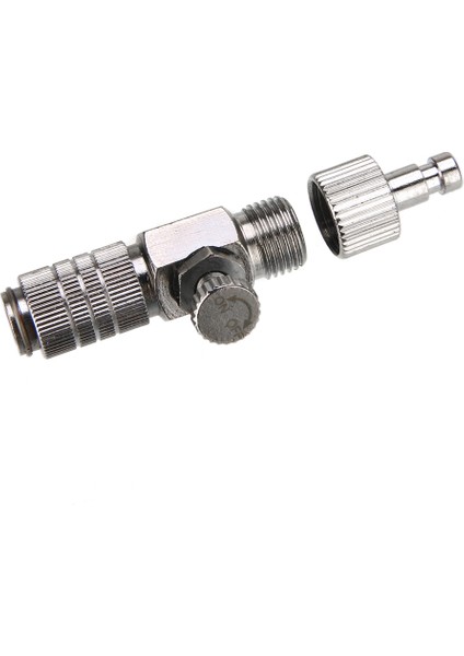 Dayanıklı Airbrush Hızlı Bırakma Kaplin Bağlantı Kesme Konnektörü Adaptörü Standart 1/8 Inç Fiş Bağlantısı (Yurt Dışından) fırsatları