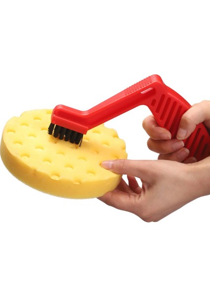 Parlatma Pedi Bakım Fırçası, Parlatma Düzlem Alet Seti, Yün Parlatma Pedi Temizleme Düzlem Aleti + Köpük Ped Fırçası (Yurt Dışından) modelleri