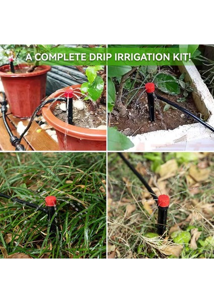 Damla Sulama Kiti Bahçe Yükseltilmiş Yataklar, Sera Için Geliştirilmiş Push-To-Connect Ayarlanabilir Damla Sulama Sistemi (Yurt Dışından) fırsatları