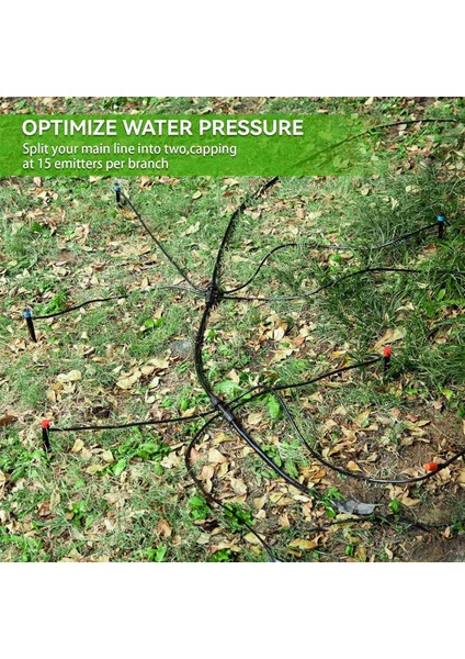 Damla Sulama Kiti Bahçe Yükseltilmiş Yataklar, Sera Için Geliştirilmiş Push-To-Connect Ayarlanabilir Damla Sulama Sistemi (Yurt Dışından) indirimleri