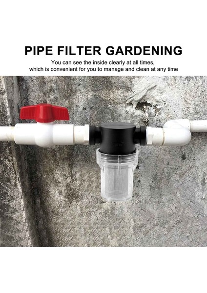 Araba Yı Filtresi 1/2 Inç Inline Örgü Süzgeç Su Pompası Sulama Yüksek Akış Boru Hattı Filtresi Bahçe Giriş Suyu (Yurt Dışından) fiyatları