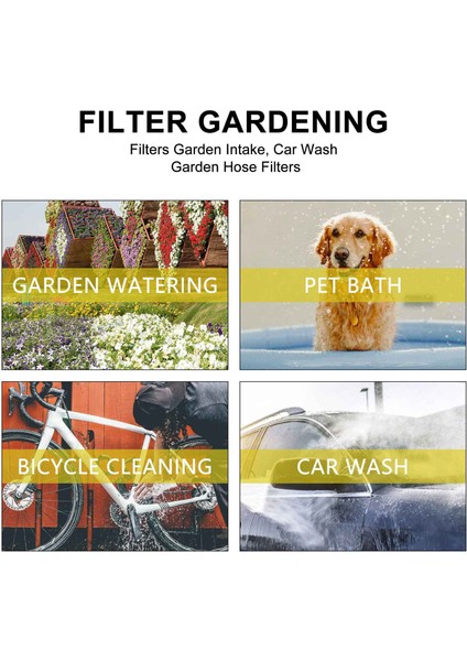 Araba Yı Filtresi 1/2 Inç Inline Örgü Süzgeç Su Pompası Sulama Yüksek Akış Boru Hattı Filtresi Bahçe Giriş Suyu (Yurt Dışından) indirimleri