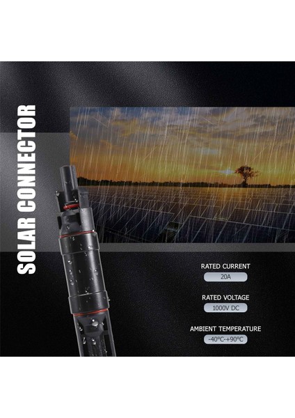 Adet Diyotlu Güneş Konnektörü Su Geçirmez Pv Konnektörü DC1000V 20A IP67 Ppo Erkek Dişi Konnektör Fişi (Yurt Dışından) modelleri