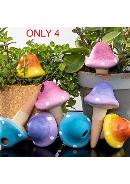 Bitki Sulama Kazıkları 4 Adet Sevimli Otomatik Bitki Sulamaları Bahçe Sulama Aparatı Kil Sulama Sivri Uçları Damlama (Yurt Dışından) fırsatları