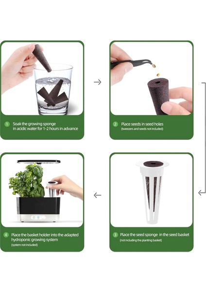Hidroponik Için 50 Adet Büyüme Süngeri, Aero Garden Için Yedek Bitki Büyüme Süngerleri Tohum Kapsülleri, Yedek Kapsüller (Yurt Dışından) fiyatları