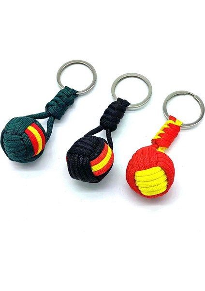 Kendini Savunma Aletleri, Ahşap Top, Açık Hava Şemsiye Ipi Örgü Anahtar Topu, Yedi Çekirdekli Şemsiye Ipi Anahtarlık Örgü (Yurt Dışından) modelleri