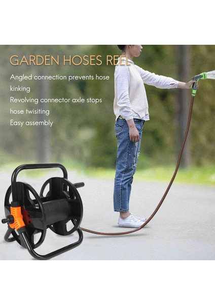 Bahçe Hortumları Makarası Bahçe Borusu Depolama Arabası Boru Hariç Sarma Alet Rafı Taşınabilir Bahçe Hortumları Makarası (Yurt Dışından) fiyatları