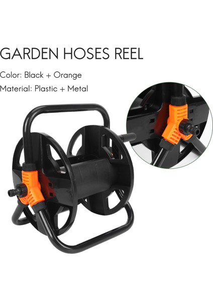 Bahçe Hortumları Makarası Bahçe Borusu Depolama Arabası Boru Hariç Sarma Alet Rafı Taşınabilir Bahçe Hortumları Makarası (Yurt Dışından) indirimleri