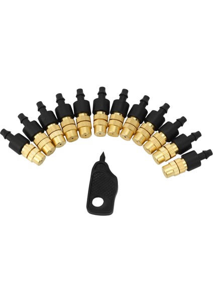 Bahçecilik Için 1 Takım Ayarlanabilir Sisleme Memesi Serpin Sulama Sistemi Için Pirinç Sulama Yağmurlama Püskürtücü (Yurt Dışından)