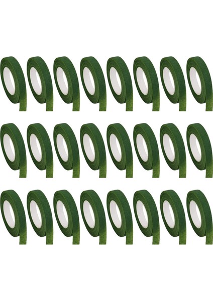 24 Rulo Çiçek Bant Çiçekçi Kağıt Kök Buket Kök Sarma Çiçek Aranjmanı Için Sarma Bandı (1/2 Inç x 30 Yards) (Yurt Dışından)