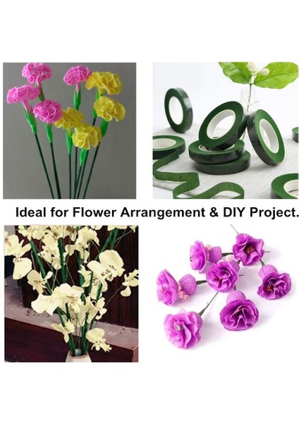 24 Rulo Çiçek Bant Çiçekçi Kağıt Kök Buket Kök Sarma Çiçek Aranjmanı Için Sarma Bandı (1/2 Inç x 30 Yards) (Yurt Dışından) modelleri
