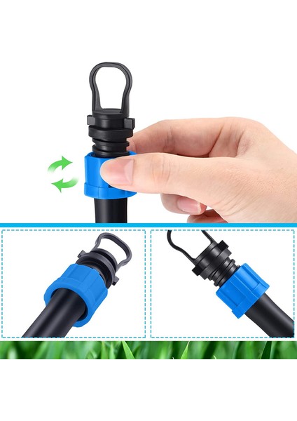 12 Adet Damla Sulama Boru Uç Kapağı Fişi 1/2 Inç Evrensel Uç Kapağı Bağlantısı, 16-17MM Damla Bant Borusu ile Uyumlu (Yurt Dışından) modelleri