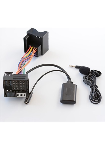 Araba Aux Adaptör Kablosu Bluetooth + Mıc Peugeot 307 308 407 Rd4 Radyo CD Için Fit (Yurt Dışından)